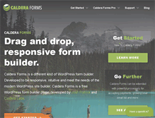 Tablet Screenshot of calderaforms.com